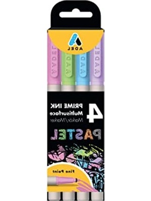 Die Grup Prime Ink Multisurface 4'lü Pastel Markör