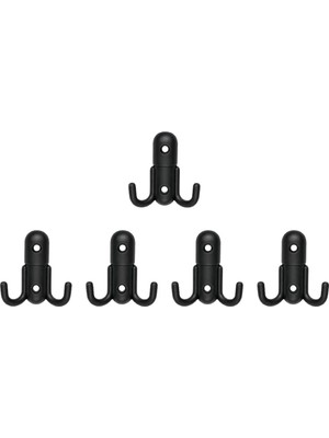 Nobel Roket Askı, Metal Vestiyer Askısı, Matsiyah, Duvar ve Dolap Askılığı (5'li Set) Vidalı