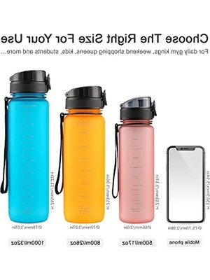 Die Grup Çocuklar Için Sızdırmaz Spor Şişe, 1l ve 800ML Seçenekleriyle