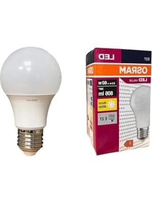 Die Grup LED Ampul, 8.5W Güç, 2700K Sıcak Sarı Işık ile Enerji Tasarruflu 10'lu Paket