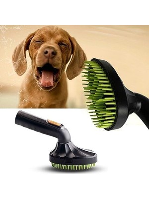 Die Grup -Süpürgeye Takılabilir Ergonomik Kedi Köpek Tüy Tarama Fırçası