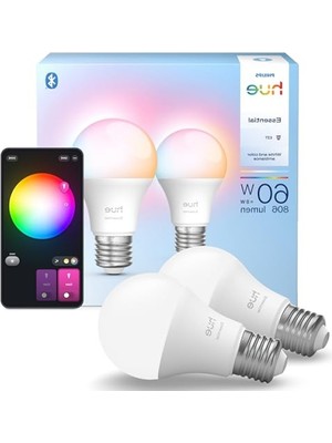 Die Grup 8W E27 Renkli Akıllı Ampul, 806 Lumen