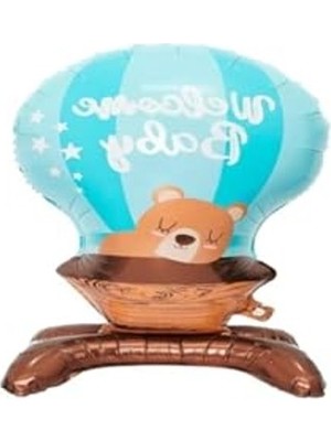 Die Grup Karakter Folyo Balon Çeşitleri, Welcome Baby Eğlenceli Tasarım