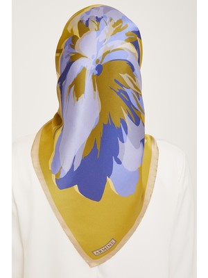 Armine Nostalji Serisi %100 Twill Ipek Eşarp 9042D 02
