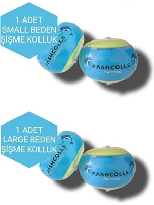 Fashcolle Small Beden Şişme Deniz Kolluğu 2'li Karma Set
