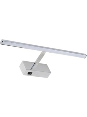 Die Grup 40 cm Uzunlukta 8W LED Ayna & Resim Apliği, Krom Kaplama, Modern Tasarım