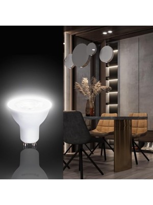 Die Grup LED GU10 Ampul, Sıcak Işık, 6W, 420LM, 2700K