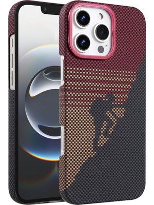 Muratech Newface  Iphone 16 Pro Max Vega Magsafe Kapak - Kırmızı