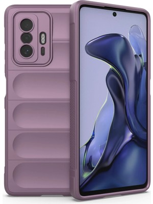 Muratech Newface Xiaomi Mi 11T Kılıf Optimum Silikon - Mor
