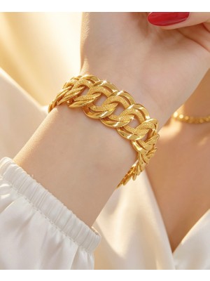 Zümra Store Samanyolu Altın Kaplama Bileklik -EN2CM-
