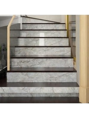 Die Grup 5m x 60 cm Mermer Desenli Su Geçirmez Yapışkanlı Folyo