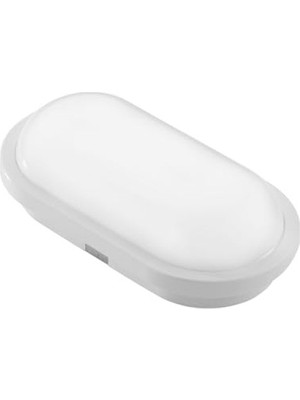 Die Grup Oval Beyaz LED Nemliyer Armatür, 20W, Su Geçirmez Tasarım