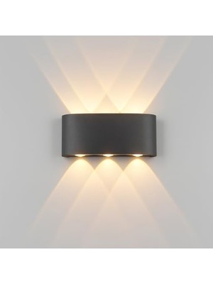 Die Grup 9W Çift Yönlü LED Bahçe Aplik - Su Geçirmez, Modern Tasarım