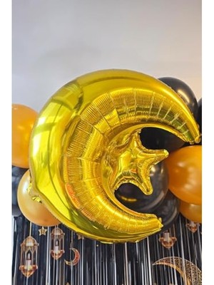 Die Grup Ramazan Temalı Ay Yıldız Folyo Balon