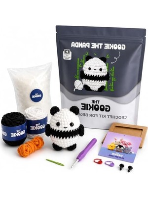 Die Grup Panda Temalı Amigurumi Örgü Seti ile El Işi Yeteneklerinizi Geliştirin