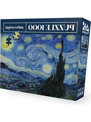 Die Grup Starry Night 1000 Parça Puzzle, Sanat Severler Için Eğlenceli Aktivite
