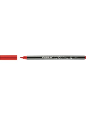  edding porselen kalemi fırça uçlu 1 mm- 4 mm kırmızı 4200 (10 lu paket)