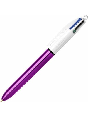  bic tükenmez kalem 4 renk fun lila gövde 503815 (12 li paket)