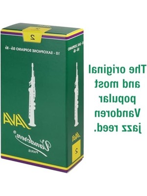 Die Grup Java Reeds Soprano Sax Reçineleri, 10 Adet 2 Numaralı Güç