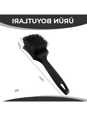 Die Grup Lastik ve Paspas Temizleme Fırçası - Sert Kıllı, Ergonomik