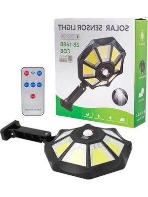 Die Grup Kumandalı 3 Kademeli Solar Aydınlatma, Sensörlü Beyaz LED Işık