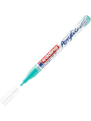  edding markör kalem akrilik ınce uçlu parlak turkuaz 934 (10 lu paket)