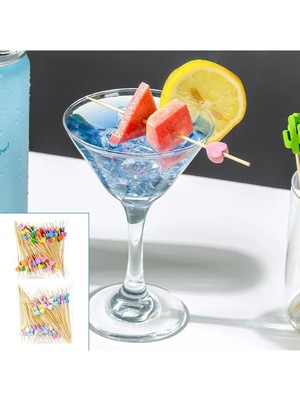 Mucit Home Doğal Bambu Kürdan 100'LÜ Meze, Kanepe, Kokteyl ve Parti Sunum Kürdanı  Davet Sunumları