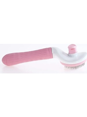 Die Grup Otomatik Temizlenen Pembe Kedi ve Köpek Tarağı