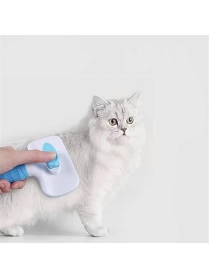 Die Grup Mavi Otomatik Temizlenen Kedi ve Köpek Tarağı, Ergonomik