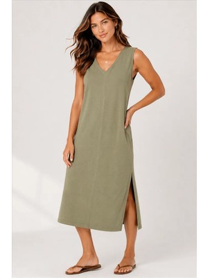 Fashion Friends Sırtı Çapraz Biyeli Kadın Elbise 26Y0378K1