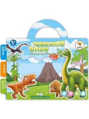 Die Grup Yeniden Kullanılabilir Dinozor Temalı Sticker Seti