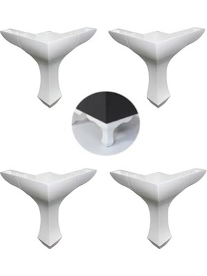 Die Grup Yükseltme Ayağı, Plastik, 14 Cm, 4 Adet