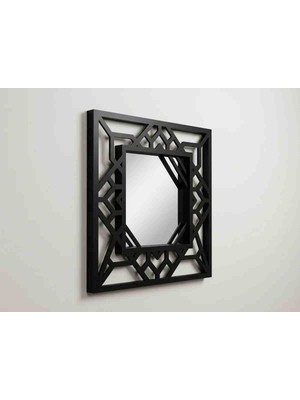 Lazerus Cnc Markalama Modern Geometrik Dekoratif Mdf Duvar Aynası Pleksi Aynalı