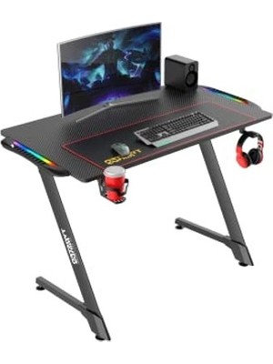 Die Grup Z Design TM-Z-1060-RGB Karbon Fiber Rgb Gaming (Oyuncu) Masası