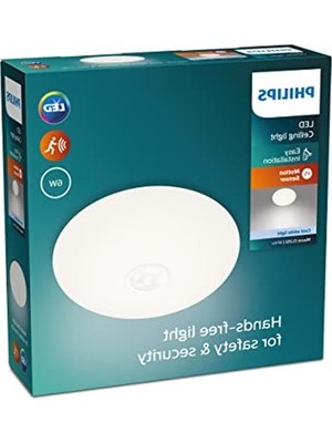 Die Grup Hareket Sensörlü Tavan Lambası, 6W Güç ve 4000K Gün Işığı ile Enerji Tasarruflu