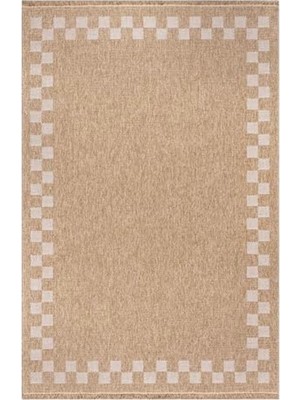 Die Grup 50X80 cm Krem Renk Halı, Yatak Odası ve Oturma Odası Için