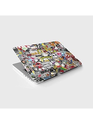 Die Grup Laptop ve Notebook Için Kaplama Sticker - Sticker Bomb Deseni
