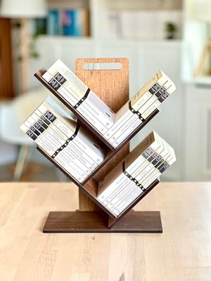 Die Grup Küçük Geometrik Masaüstü Ağaç Kitaplık, MK20 Model
