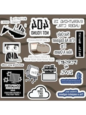 Die Grup Laptop, Telefon ve Notebook Için Çıkartma Etiket Seti
