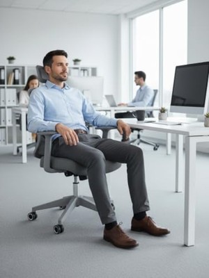 Die Grup Ergonomik Tasarımlı Yönetici Ofis Koltuğu - Comfort Mood Gray