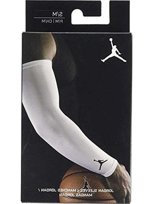 Die Grup Unisex Beyaz Basketbol Kolluk, Shooter Sleeves Modeli
