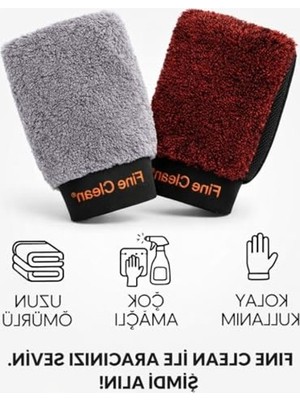 Die Grup Mikrofiber Oto Yıkama Eldiveni, Yüksek Emici Temizlik Aksesuarı