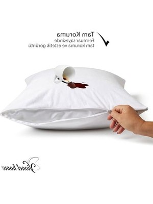 Die Grup Sıvı Geçirmez Pamuklu Yastık Koruyucu Alez, 2'li Paket