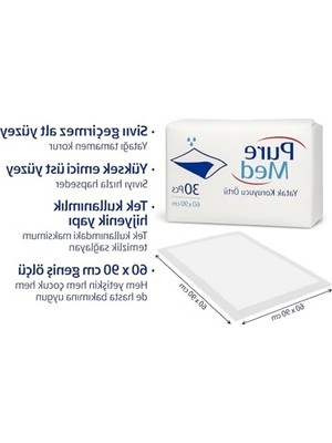 Die Grup Yatak Koruyucu Örtü 60X90 cm – 30’lu | Tek Kullanımlık Sıvı Geçirmez Hasta Altı Örtüsü | Yüksek Emici Ped | Bebek, Yetişkin, Yaşlı ve Evcil Hayvan Bakımına Uygun