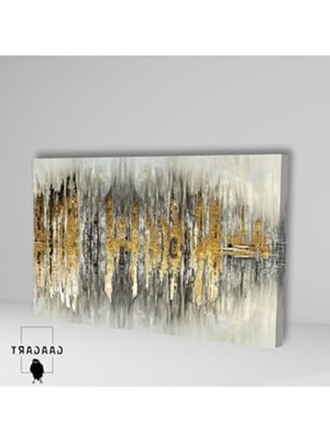 Die Grup 150 x 100 cm Çizgisel Soyut Tasarımlı Yatay Kanvas Tablo
