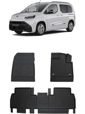 Die Grup 2024 Model Toyota Proace City Için 5d Havuzlu Paspas