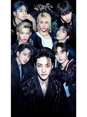 Die Grup 30X42 cm Boyutunda Stray Kids Kapak Poster, Dekoratif Amaçlı