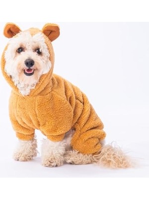 Die Grup Küçük Irk Köpek Tulumu, Peluş Tasarım, Latte Koala