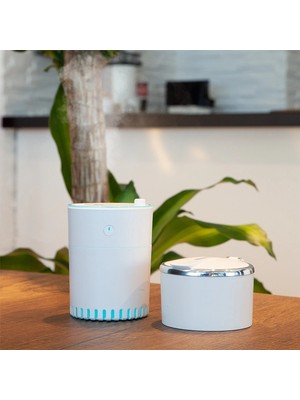 Eco Lounge Lattice Ortam Nemlendirme ve Dezenfektan Buhar Makinesi (Mavi) USB