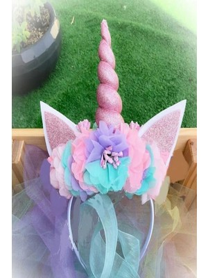 Empressco Renkli Unicorn Taç, Çocuklar Için Şık ve Eğlenceli Takı Hediyesi